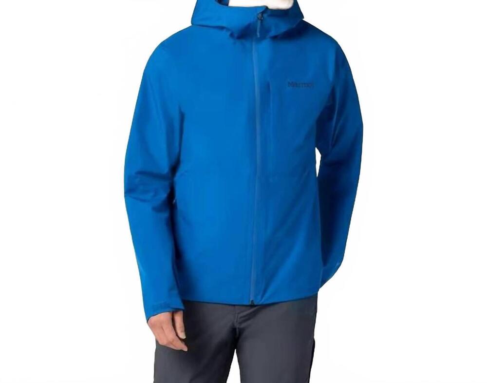 NEW MARMOT men's precip eco pro jacket in blue